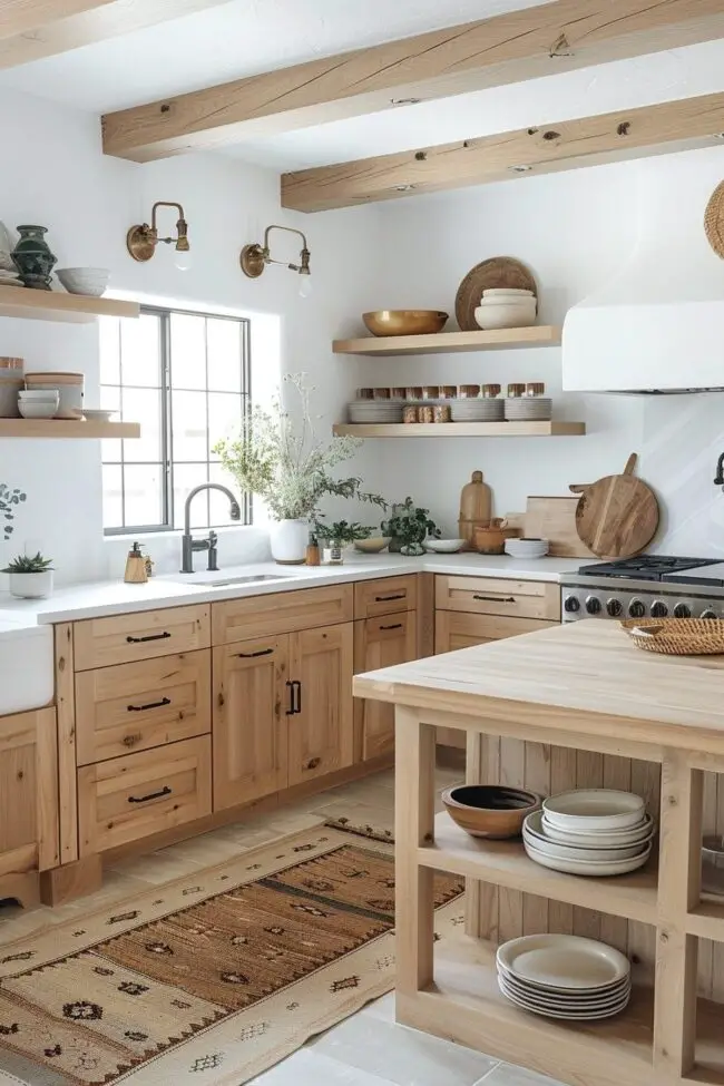 Charming Small Kitchen with Nordic Flair