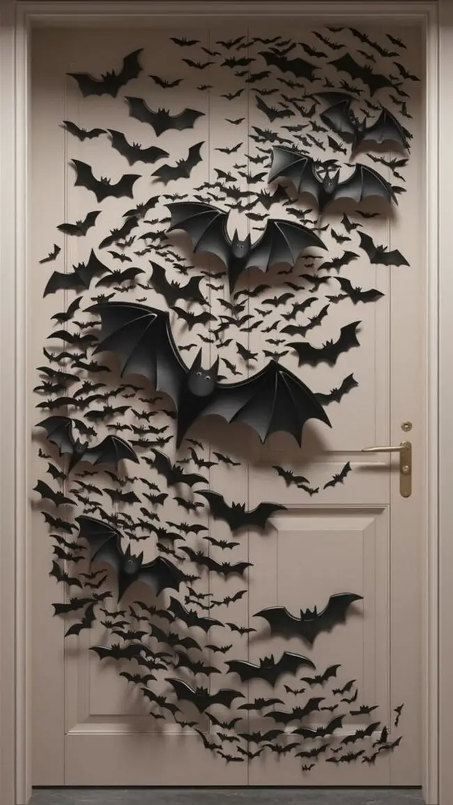 Bat Swarm Doorway Invasion