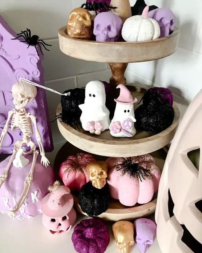 Multi-Tier Halloween Decor Tray