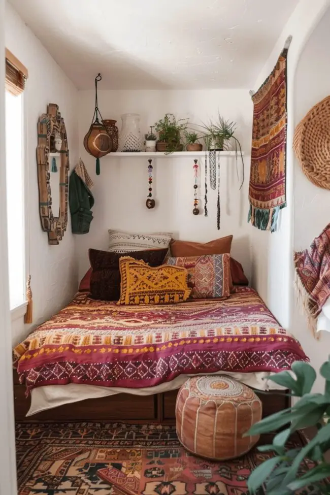 Compact Boho Style for Small Spaces