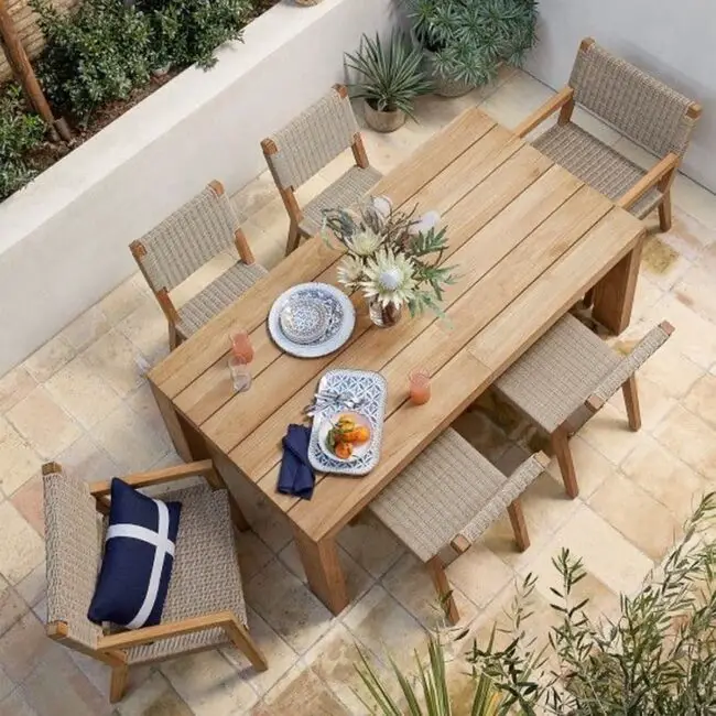 Timeless Teak Outdoor Elegance