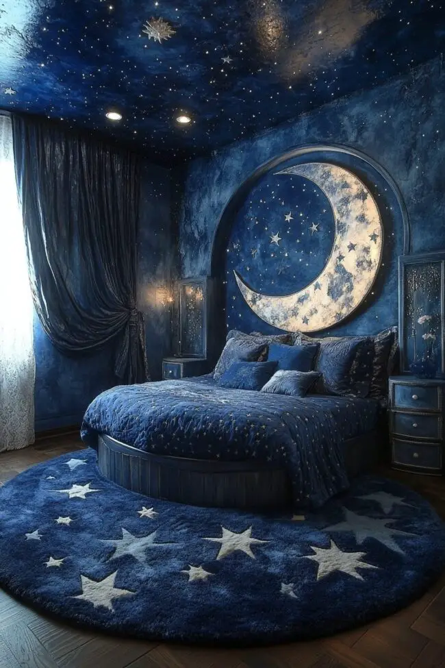 Enchanting Lunar Bedroom Retreat