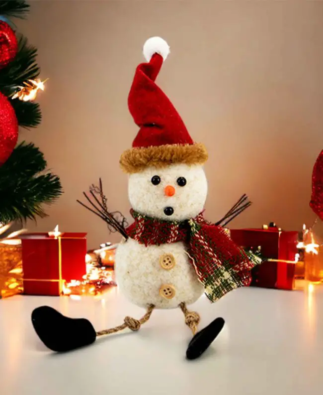 Whimsical Snowman for Christmas Decor