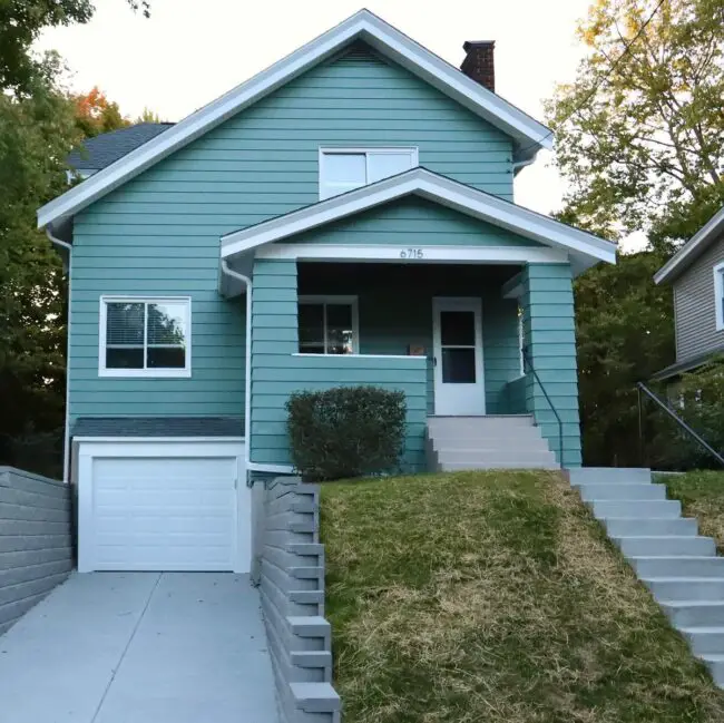 Refreshing Cool Mint Green Exterior