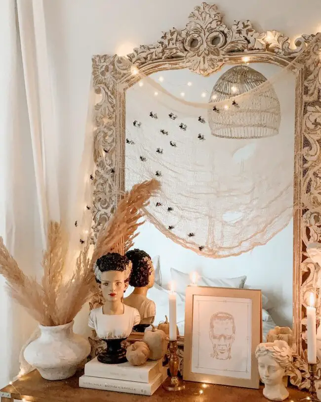 Haunted Mirror Display for a Creepy Touch