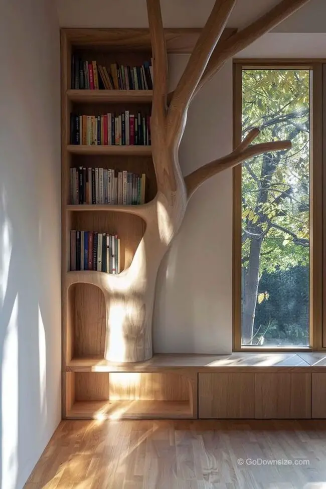 Tree-Shape Bookshelf