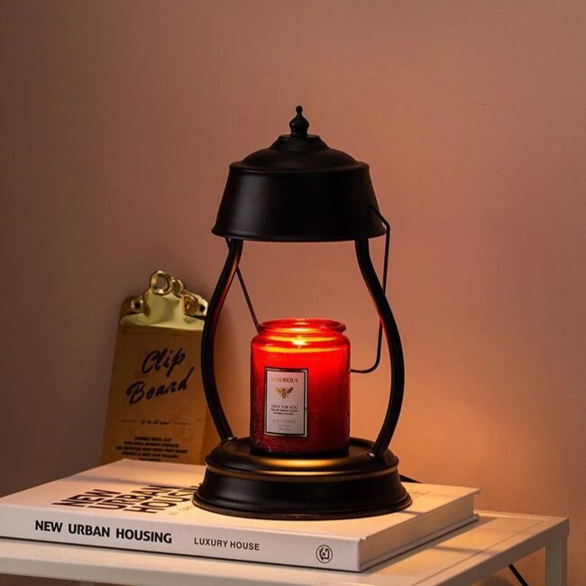 Rustic Red Jar Light Warmer