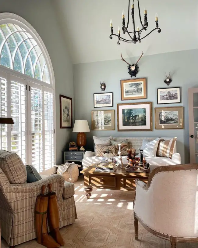 Hunting Lodge Meets French Country Flair