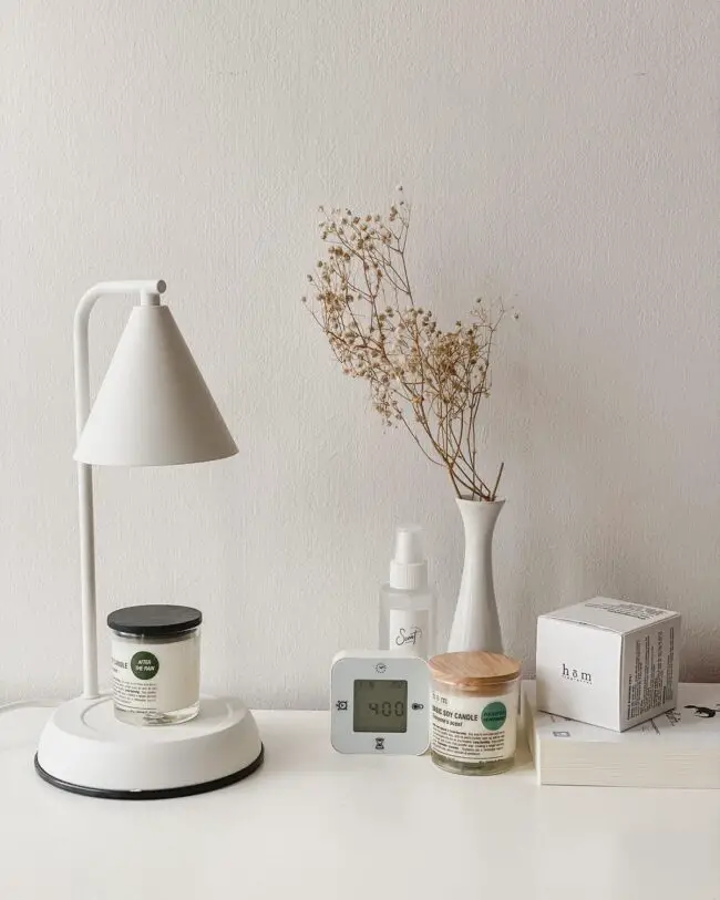 Minimalist White Table Lamp