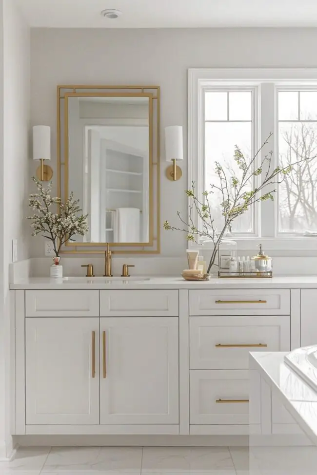 Chic Gold and White Design Ideas