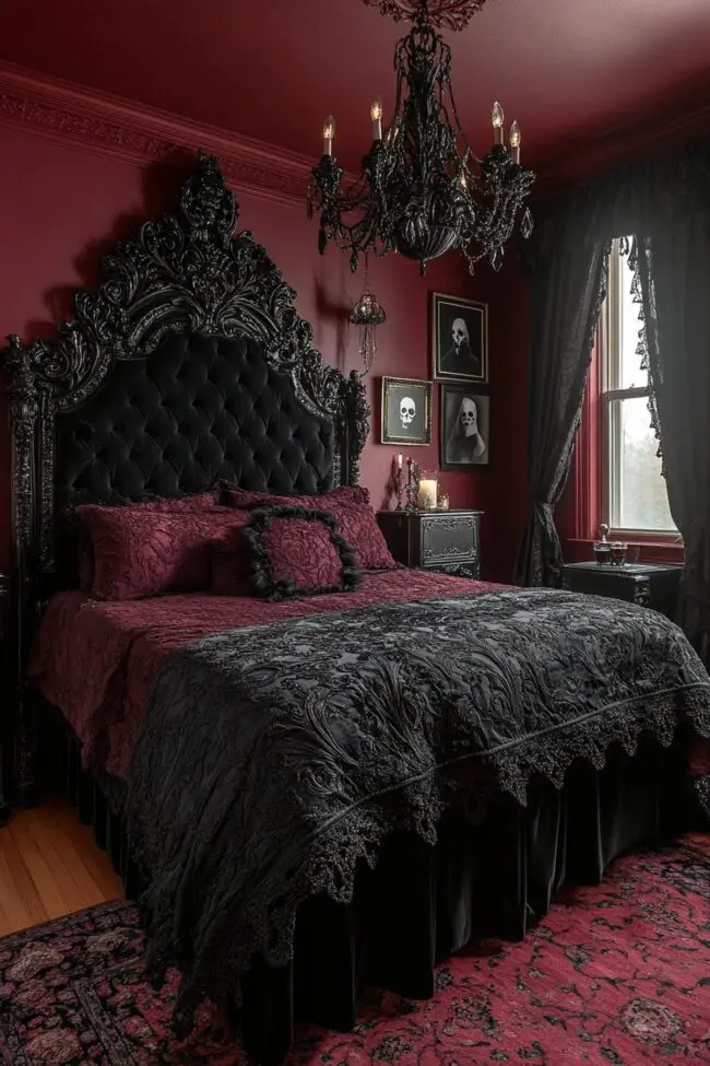 Dark Aesthetic Bedroom Design Ideas