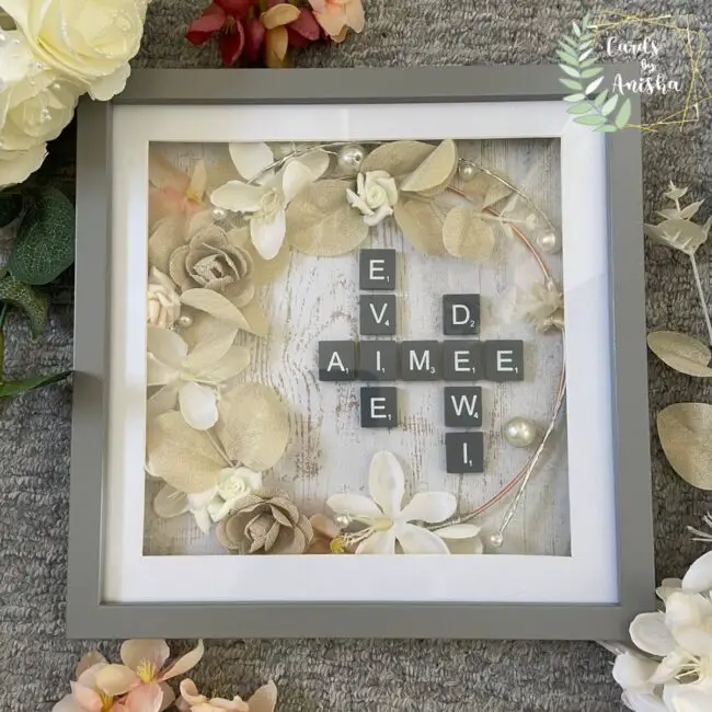 Family Name Puzzle Frame