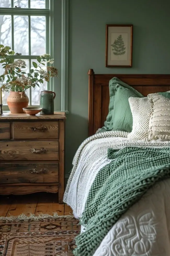 Sage Green Accents for Farmhouse Style