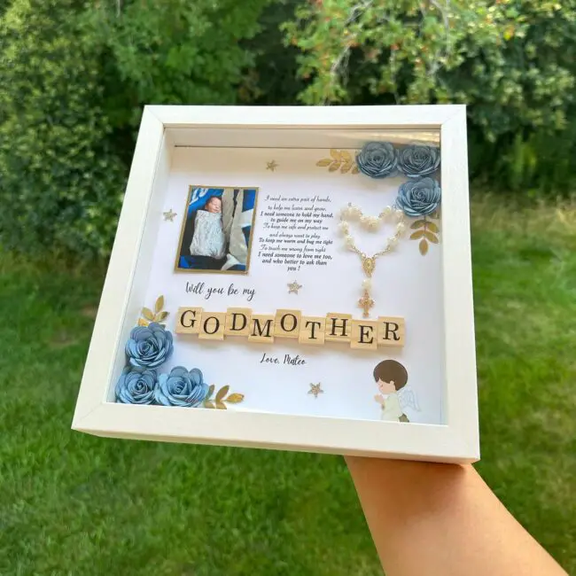 Godmother’s Keepsake Proposal Display