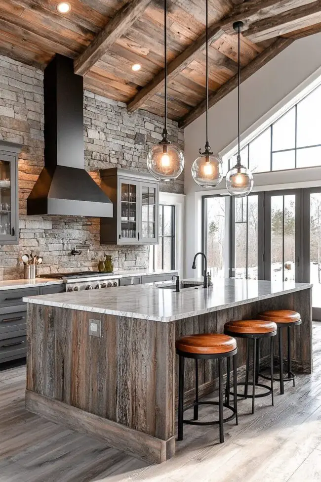 Modern Rustic Fusion in Kitchen Design