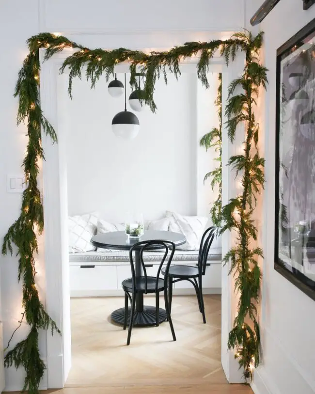 Charming Garland for Inviting Entryway