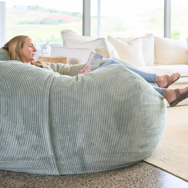 Corduroy Comfort in the Sunroom