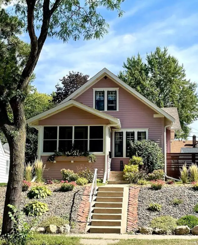 Playful Pastel Pink Exterior