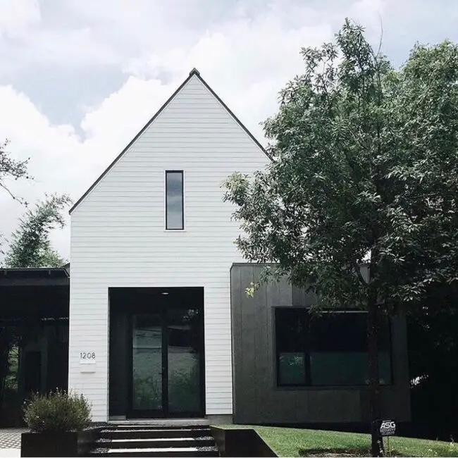 Sleek Minimalist House with Black Accents