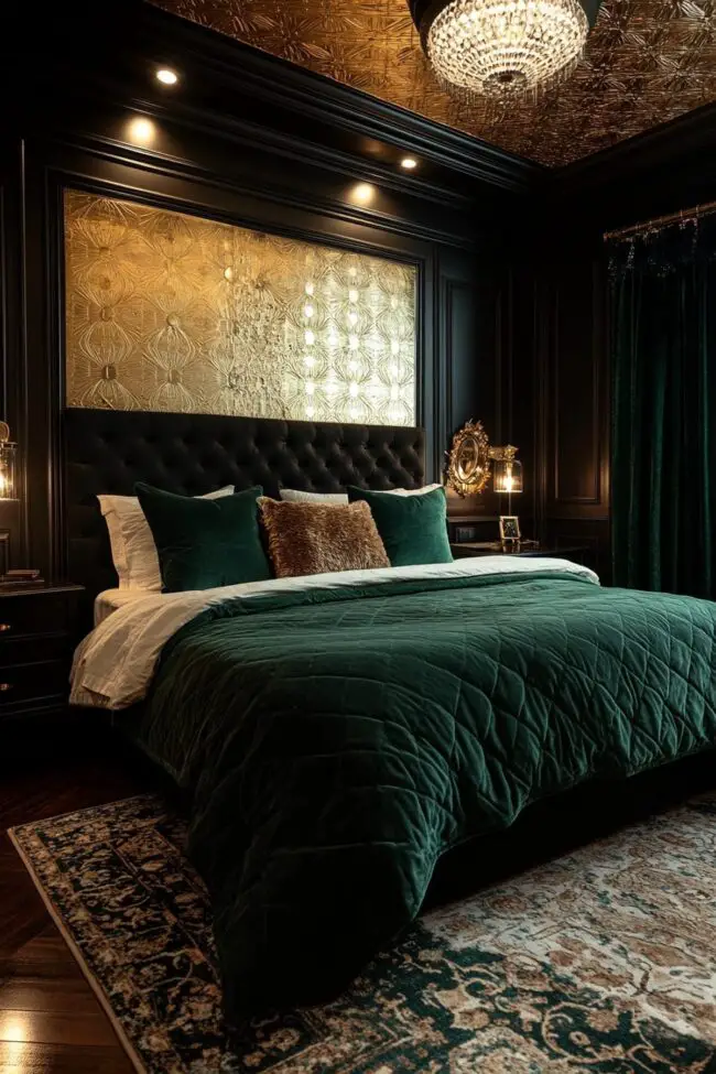 Gatsby Inspired Dreamy Bedroom Design