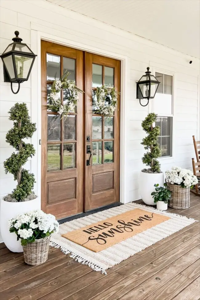 Warm, Bright, and Welcoming Entryway