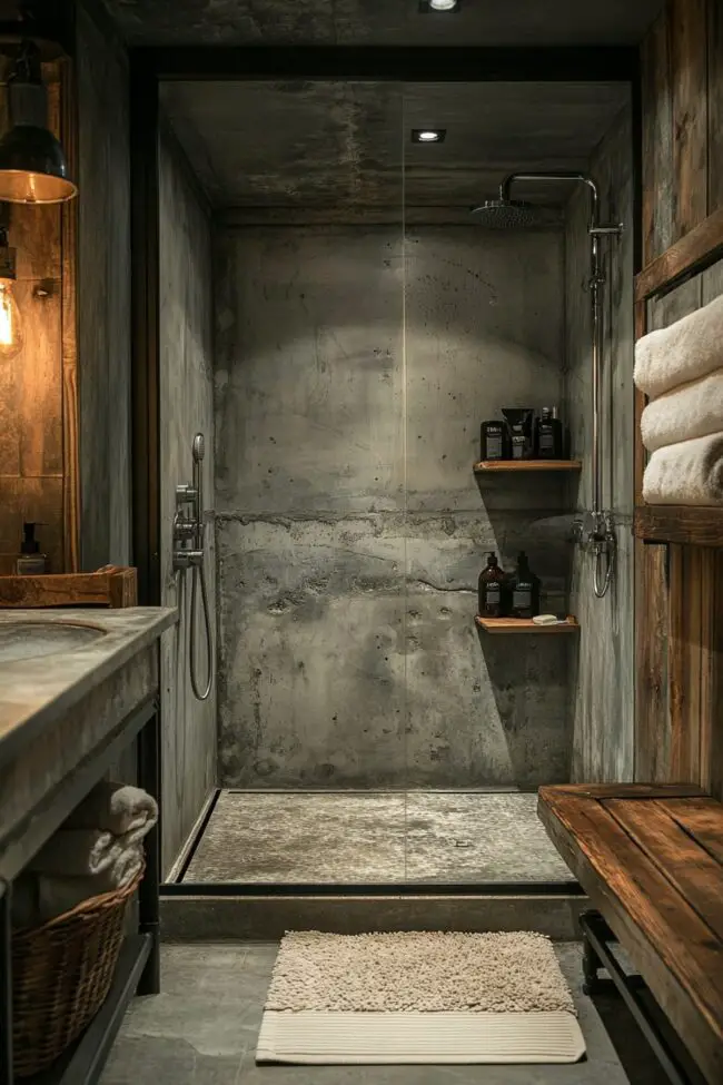 Modern Industrial Bathroom Design Ideas