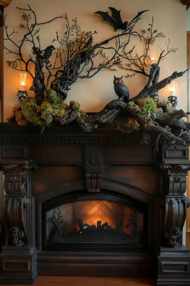 Enchanted Forest Gothic Mantel