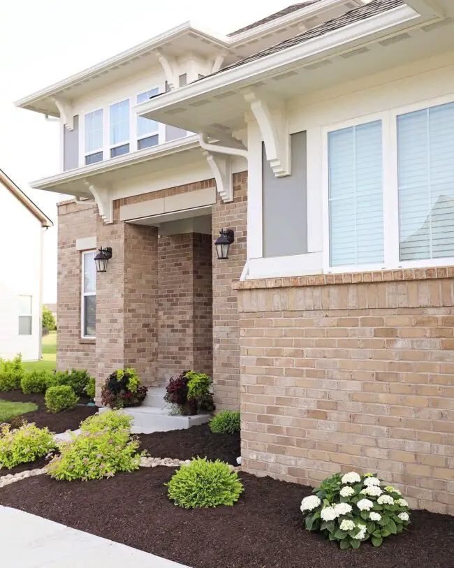 Tidy Suburban Flower Beds