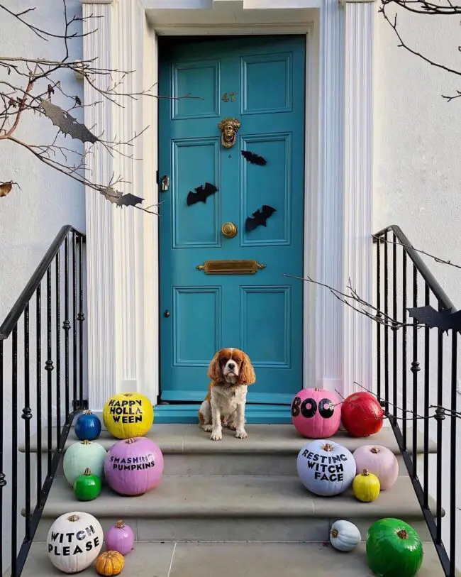 Bright and Fun Halloween Entrance