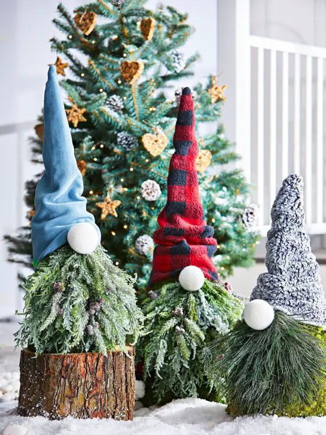 Whimsical Gnomes for Holiday Decor