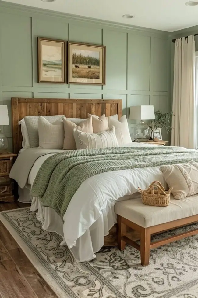 Functional Farmhouse Style in Sage Green