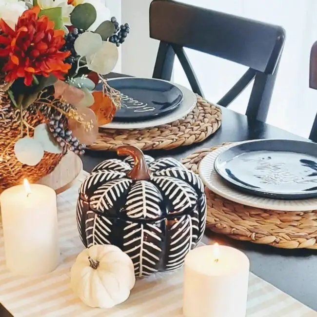 Festive Table Setting for Autumn