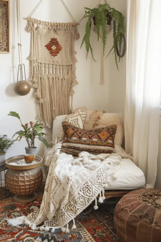 Chic Boho Decor for Compact Bedrooms