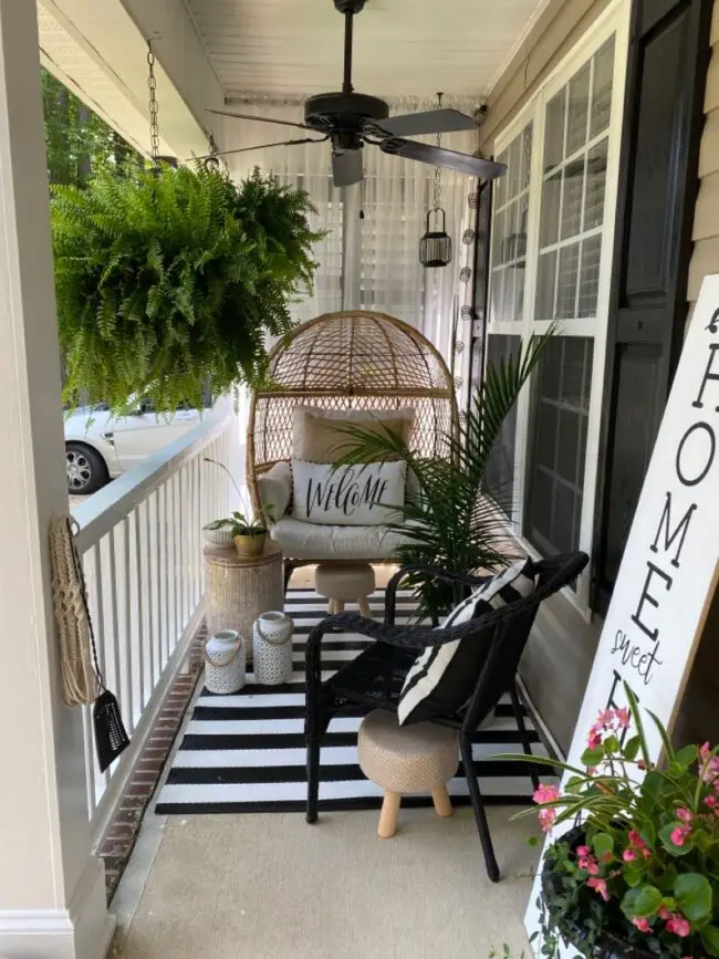 Whimsical Front Porch Welcome