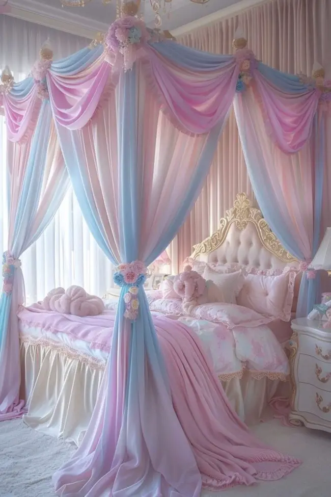 Whimsical Pastel Canopy Escape