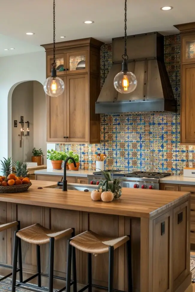 Charming Mediterranean Style for Compact Kitchens