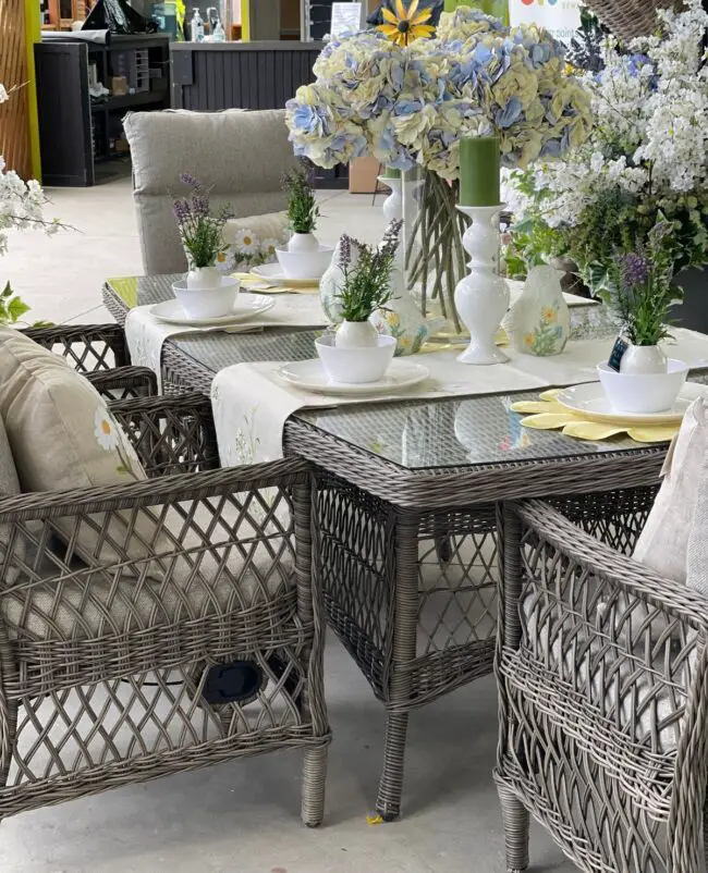 Floral Haven for Patio Gatherings