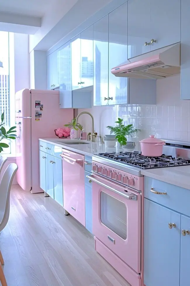 Charming Small Space with Bright Pastels