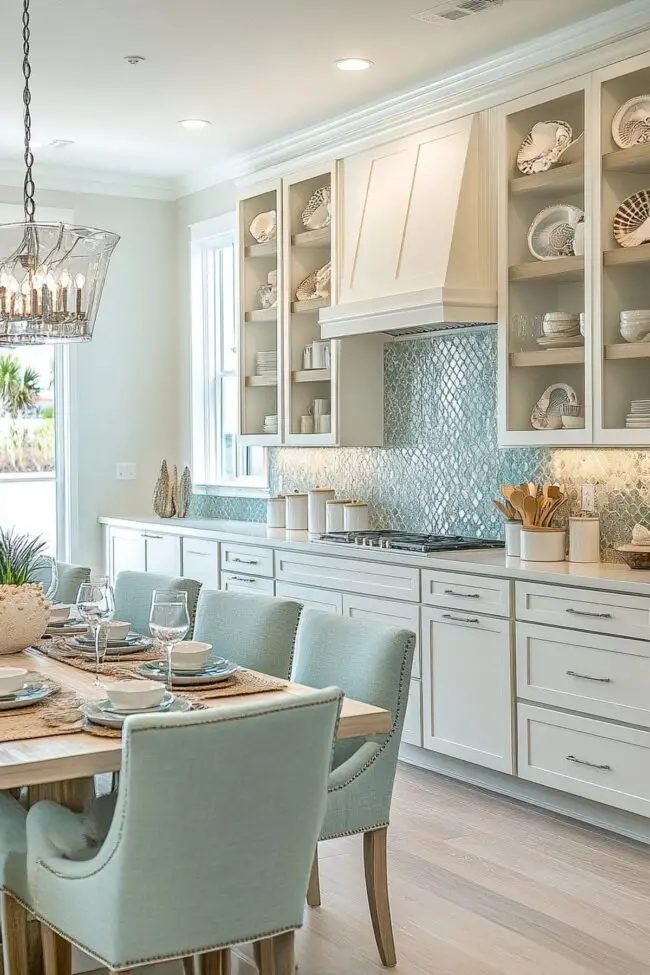 Coastal Charm in Kitchen Design