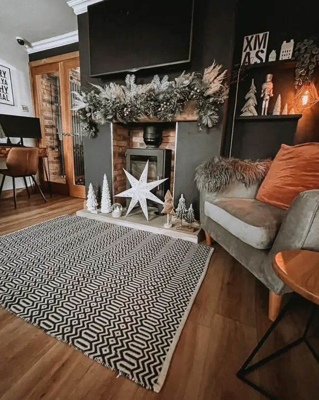 Inviting Christmas Living Room Atmosphere