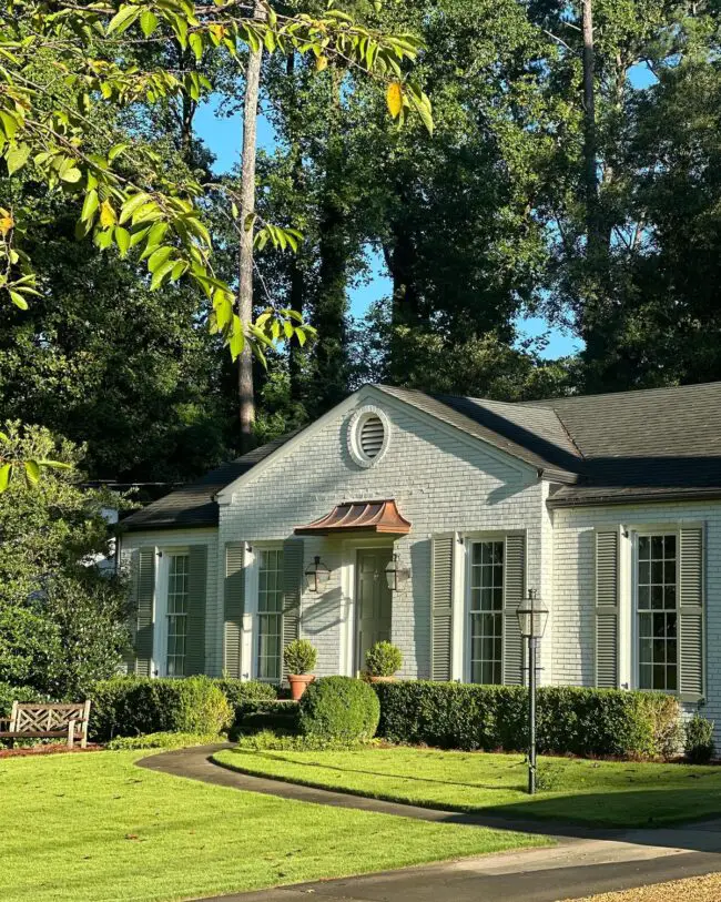 Light Accents on Classic Brick