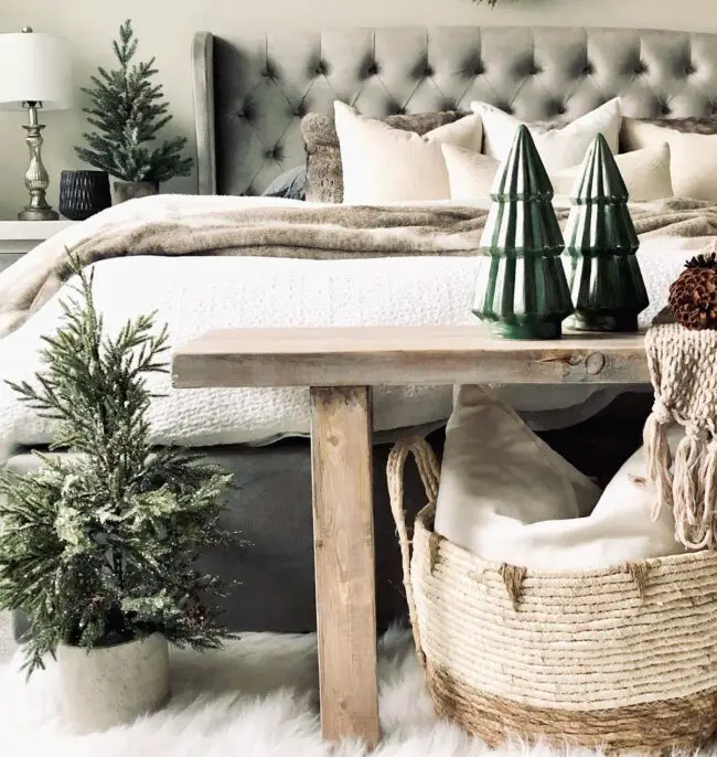 Inviting Christmas Bedroom for Festive Comfort