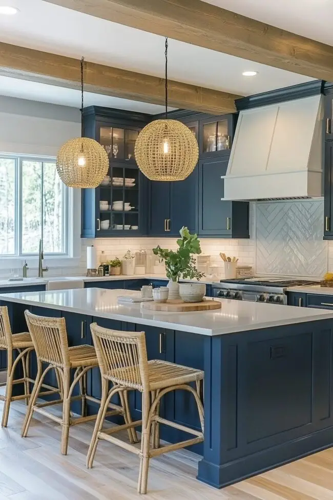 Seaside Inspired Kitchen Space