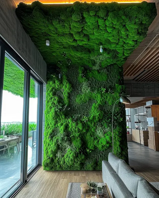 Modern Moss Wall Design