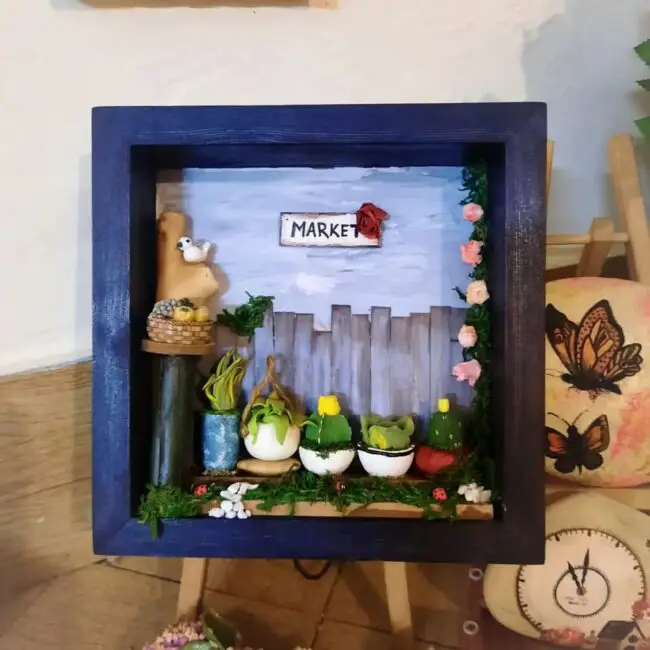 Mini Market Scene Display