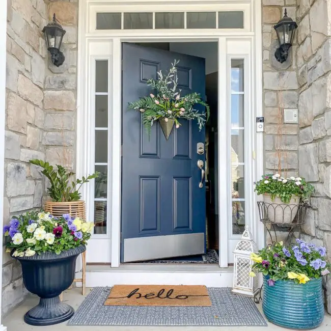 Stonework Meets Blooms