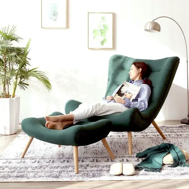 Serene Green Comfort Corner