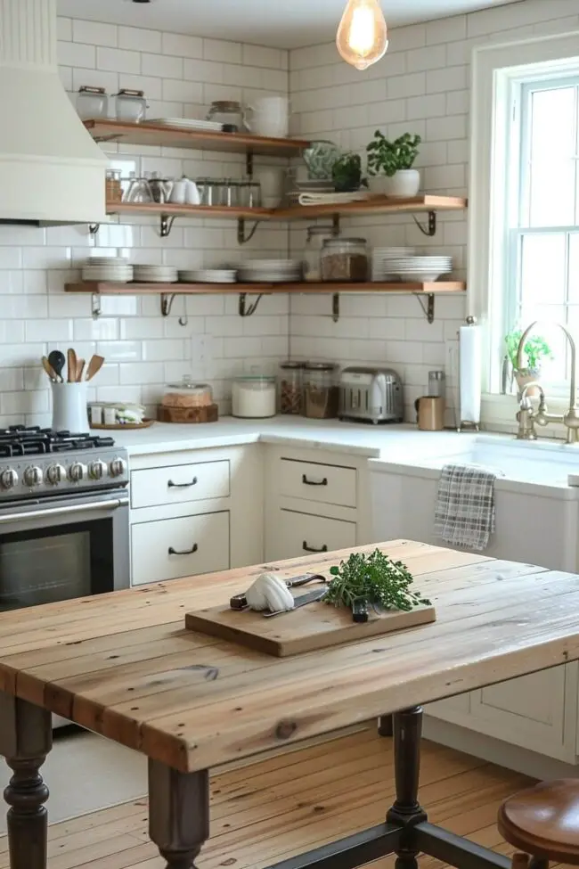 Charming Features for Compact Kitchens