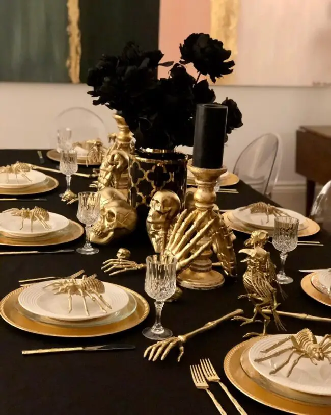 Gilded Skeleton Accents