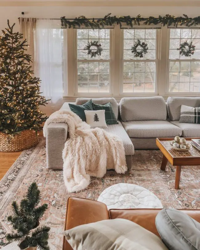 Cozy Living Room for Holiday Comfort